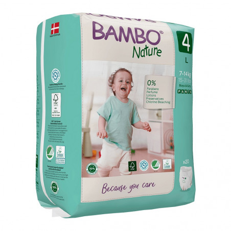 Bambo Nature Pants 4, 20 ks, pro 7-12 kg