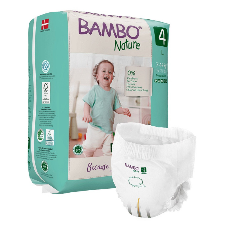 Bambo Nature Pants 4, 20 ks, pro 7-12 kg