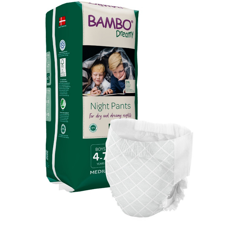 Bambo Dreamy Night Pants Boy 4-7 let, 10 ks, pro 15-35 kg