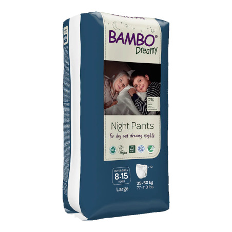 Bambo Dreamy Night Pants 8-15 let, 10 ks, pro 35-50 kg, UNISEX