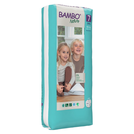 Bambo Nature 7, 40ks, pro 18+ kg